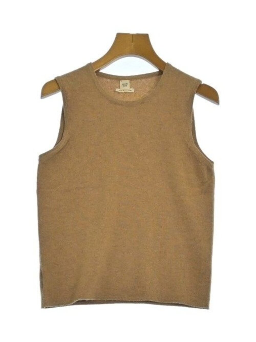 Hermes Vest Sleeveless Beige